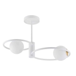kinkiecik.pl Lampa sufitowa okręgi kule biała Sigma Lighting – AQUA 2 33463