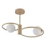 kinkiecik.pl Lampa sufitowa okręgi kule złota Sigma Lighting – AQUA 2 33464