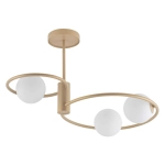 Lampa sufitowa okręgi kule złota Sigma Lighting – AQUA 3 33467 - zdjęcie produktu