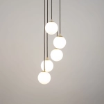 Lampa wisząca mleczne kule Sigma Lighting – PIANO 5 33659