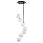 Lampa wisząca mleczne kule Sigma Lighting – PIANO 7 33660 - zdjęcie produktu