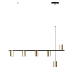VENDO 6 zwis czarno-złoty mosiądzowany 33696 Sigma Lighting - zdjęcie produktu