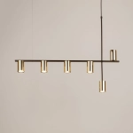 VENDO 6 zwis czarno-złoty mosiądzowany 33696 Sigma Lighting