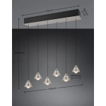 ROMEO – 337010607 incl. 6x SMD, 7W · 6x 700lm, 2300+3000+4000K TRIO