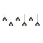 ROMEO – 337010632 incl. 6x SMD, 7W · 6x 700lm, 2300+3000+4000K TRIO