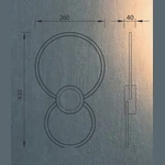 Lampa ścienna Mantra Mural 7460MA - zdjęcie dodatkowe 1