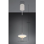 KEATON – 340210176 incl. 1x SMD, 10W · 1x 1200lm, 2300+3000+4000K TRIO