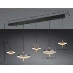 KEATON – 340210580 incl. 1x SMD, 50W · 1x 5900lm, 2300+3000+4000K TRIO