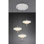KEATON – 340230376 incl. 3x SMD, 10W · 3x 1200lm, 2300+3000+4000K TRIO