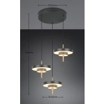 KEATON – 340230380 incl. 3x SMD, 10W · 3x 1200lm, 2300+3000+4000K TRIO