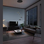 Lampa wisząca Mantra Orion 7476MA - zdjęcie dodatkowe 1