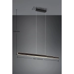 Lampa wisząca HELIOS – 343310332 incl. 1x SMD, 48W · 1x 5800lm, 2700 - 6500K TRIO