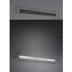 WALLACE – 347910107 incl. 1x SMD, 29W · 1x 3500lm, 2300+3000+4000K TRIO