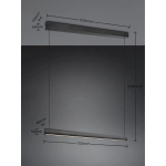 WALLACE – 347910132 incl. 1x SMD, 29W · 1x 3500lm, 2300+3000+4000K TRIO