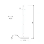 Lampa biurkowa Mantra Torch 6737MA - zdjęcie dodatkowe 1