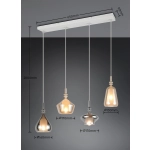 ALDEA – 349400417 excl. 4x E14 · max. 10W TRIO