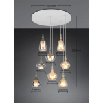 ALDEA – 349430817 excl. 8x E14 · max. 10W TRIO