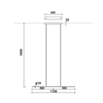 Lampa wisząca Mantra Torch 6825MA - zdjęcie dodatkowe 1