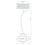 Lampa podłogowa Mantra Eve 1139MA - zdjęcie dodatkowe 1