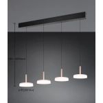 CELESTE – 354910465 incl. 4x SMD, 7,5W · 4x 750lm, 3000K TRIO
