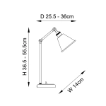 Lampa stołowa Hal Task table 97836 ENDON