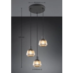 TARIFA – 362830332 excl. 3x E27 · max. 25W TRIO
