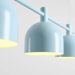 Lampa wisząca BERYL baby blue III 976E_29 3xE27 max 15W Aldex