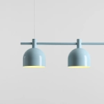 Lampa wisząca BERYL baby blue III 976E_29 3xE27 max 15W Aldex