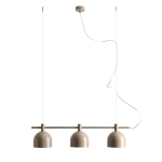 Lampa wisząca BERYL beige III 976E_17 3xE27 max 15W Aldex
