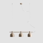 Lampa wisząca BERYL beige III 976E_17 3xE27 max 15W Aldex