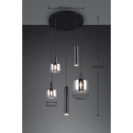 MATARO – 364130532 excl. 1x E27 · max. 10W excl. 2x E14 · max. 10W excl. 2x GU10 · max. 25W TRIO