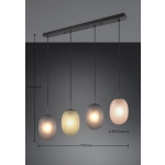 FACETTE – 364200417 excl. 4x E27 · max. 25W TRIO