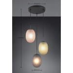 FACETTE – 364230317 excl. 3x E27 · max. 25W TRIO