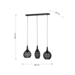 SORAYA – 365400332 excl. 3x E27 · max. 10W TRIO