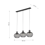 GILA – 365700332 excl. 3x E27 · max. 10W TRIO