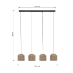 Lampa wisząca SMILLA – 366800436 TRIO