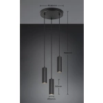 SOKA – 367730332 excl. 3x GU10 · max. 10W TRIO