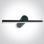 BLACK LED BATHROOM / WALL LIGHT 8W WW IP44 230V 38108N/B/W ONE LIGHT