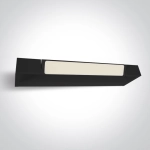 BLACK LED BATHROOM / WALL LIGHT 12W WW IP44 230V 38112C/B/W ONE LIGHT