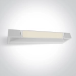 WHITE LED BATHROOM / WALL LIGHT 12W WW IP44 230V 38112C/W/W ONE LIGHT
