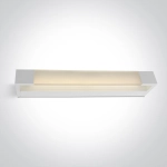 WHITE LED BATHROOM / WALL LIGHT 14W WW IP44 230V 38114R/W/W ONE LIGHT