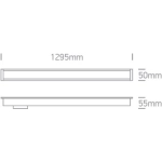 WHITE RECESSED 48pcs SPOTS LED 40W 34d CCTV PV LINEAR 230V DARK LIGHT 38145BR/W/V ONE LIGHT