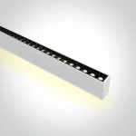 WHITE 48pcs SPOTS 40W 34d UGR17 + UPLIGHT 20W 120d CCTV PV 230V DARK LIGHT 38150BU/W/V ONE LIGHT