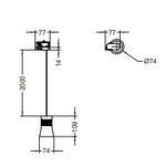 Lampa wisząca Mantra Pagoda 7788MA - zdjęcie dodatkowe 1