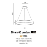 Lampa wisząca SILVAM 65 penddant AZ2699 LED 50W 3000K AZZARDO
