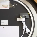 Lustro LED 60 cm D251801 z podświetleniem LED/24W/230V 3000/4000/6000K IP44 ZUMA LINE