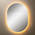 Lustro LED 50 cm D3002 z podświetleniem LED/24W/230V 3000/4000/6000K IP44 ZUMA LINE