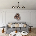 Żyrandol FOSTER 3 BLACK 1353/3 EMIBIG Lighting