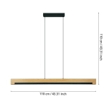 CAMACHO Lampa wisząca 901737 EGLO