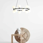 LAMPA WISZĄCA KRONE 12 CZARNY 1085R1 ALDEX - zdjęcie dodatkowe 2